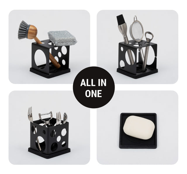 dri.cube Utensilienbehälter schwarz