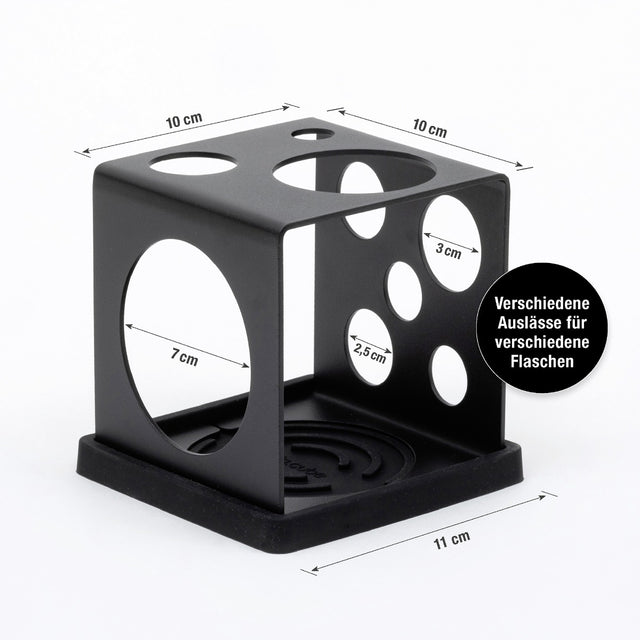 dri.cube Utensilienbehälter schwarz