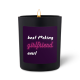 Duftkerze Schwarz Woody Best fcking girlfriend ever