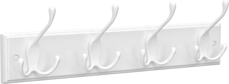 Wandgarderobe Hakenleiste Metall Flur Wolkenweiss von Songmics