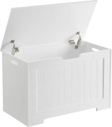 Schuhbank mit Stauraum Landhausstil Wolkenweiss von Songmics