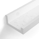 Wandregal Set für Wohnzimmer weiss von Songmics