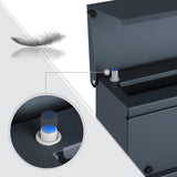 Briefkasten abschliessbar mit Zeitungsfach anthrazit