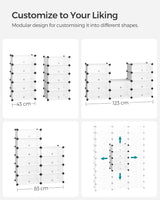 Schuhregal DIY Kunststoff Weiss von guteszeug.ch