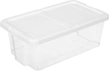 Aufbewahrungsbox Set mit Deckel Transparent