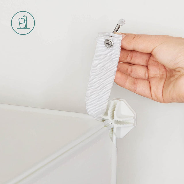 Regalsystem Kunststoff Steckregal Mehrzweck Weiss