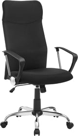 Bürostuhl ergonomisch höhenverstellbar gepolstert schwarz