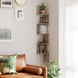 Eckregal Wandregal 5 Ebenen Greige