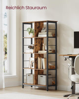 Regal mit 4 Ebenen vintagebraun