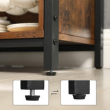 Sideboard Küchenschrank Schiebetüren Industrie-Design Vintagebraun