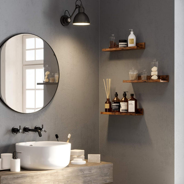 Hängeregal Set rustikales Braun