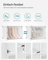 Schuhregal mit 6 Fächern wolkenweiss