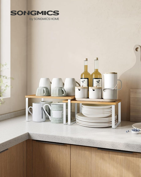 Gewürzregal Küchen-Organizer Set wolkenweiss