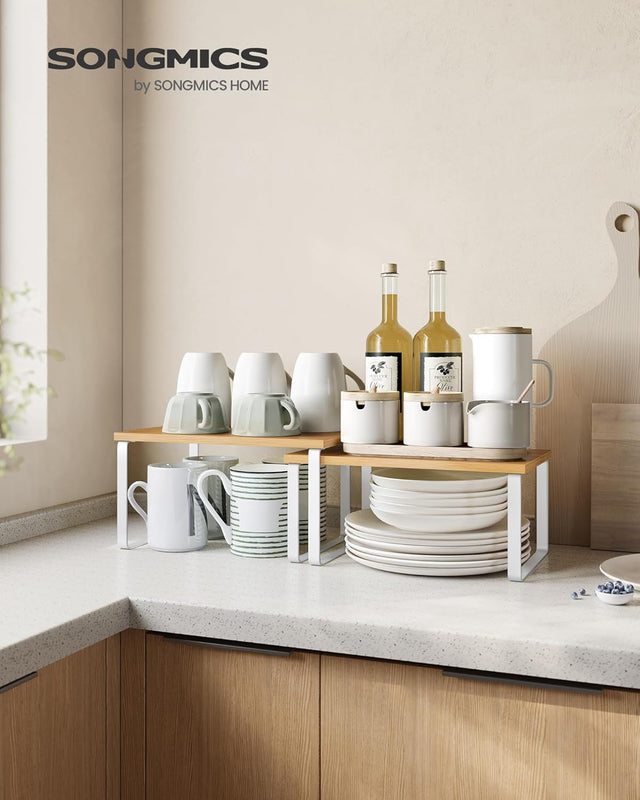 Gewürzregal Küchen-Organizer Set wolkenweiss