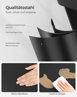 Mülleimer Küche 45L Treteimer Tintenschwarz