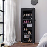 Schuhregal mit 10 Ebenen Schwarz von Songmics