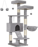 Kratzbaum Katzenbaum 142 cm Hellgrau