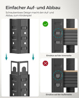 Schwerlastregal mit Stahlgestell Grau von Songmics