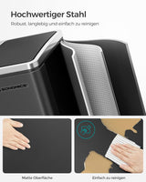 Mülleimer Küche Mülltrennsystem Softclose Tintenschwarz