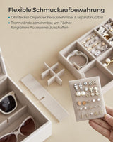 Schmuckkästchen mit Griff Weiss