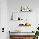 Hängeregal Set rustikales Braun