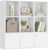 Bücherregal Offenes Regal 3 Fächer Weiss von Songmics