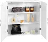 Badezimmerschrank wandmontiert verstellbar wolkenweiss