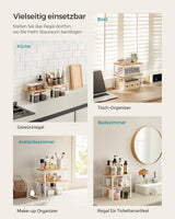 Gewürzregal Küchen-Organizer Set wolkenweiss