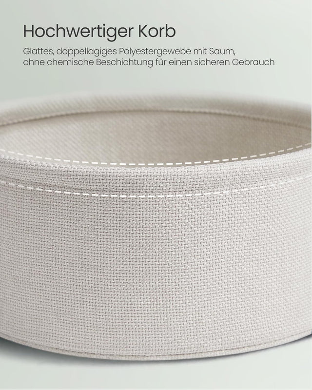 Beistelltisch mit Stauraum lorbeergrün-cremeweiss