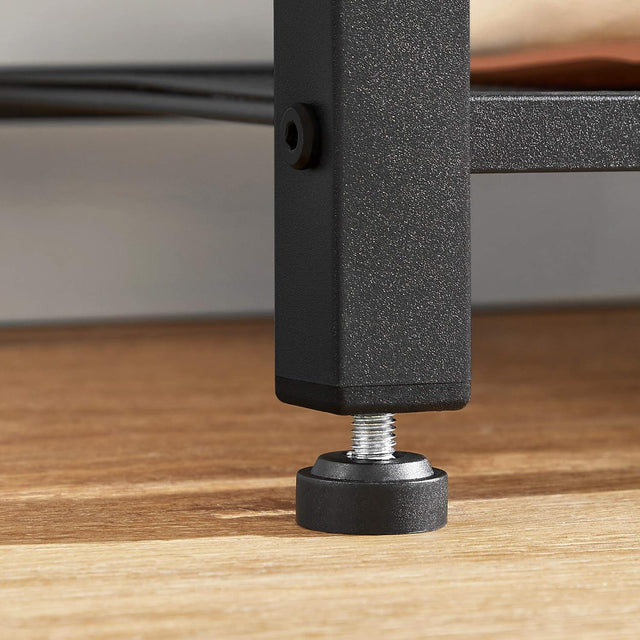 Garderobenständer mit Schuhregal und Bank Braun