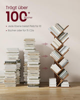 Bücherregal Baumform 9 Ebenen Vintagebraun