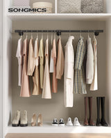 Kleiderstange Wandmontage Industrie-Design Schwarz