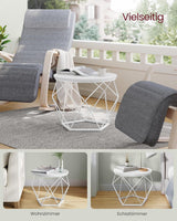 Couchtisch Set modern abnehmbar schneeweiss