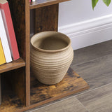 Bücherregal Baumform mit 13 Fächern Vintagebraun