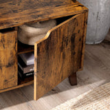 TV-Schrank mit Türen, vintagebraun von Songmics