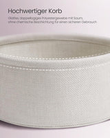 Beistelltisch rund mit Stauraum pastellrosa