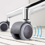 Bürostuhl höhenverstellbar mit Netzrückenlehne schwarz