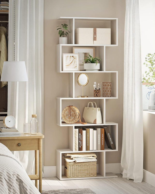 Bücherregal freistehend modern weiss