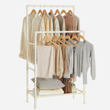 Kleiderständer Metall mit Ablage Weiss