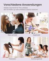 Kosmetikkoffer Trolley mit Schubladen Schwarz