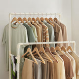 Kleiderständer Metall mit Ablage Weiss