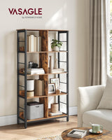 Regal mit 4 Ebenen vintagebraun