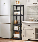 Standregal mit 5 Ablagen vintagebraun von Songmics