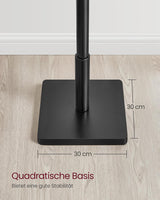 Garderobenständer Massivholz Baumform Tintenschwarz