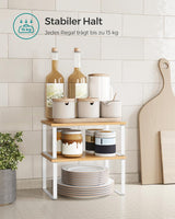 Gewürzregal Küchen-Organizer Set wolkenweiss