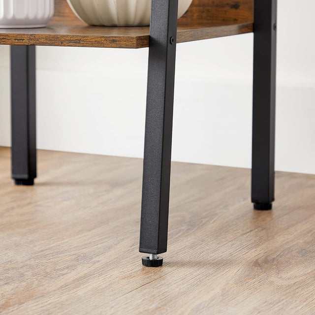 Bücherregal Leiterregal Industrie-Design Vintagebraun