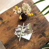 Beistelltisch Industrie-Design mit Gitterablage Vintage