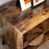 TV-Schrank mit Türen, vintagebraun von Songmics