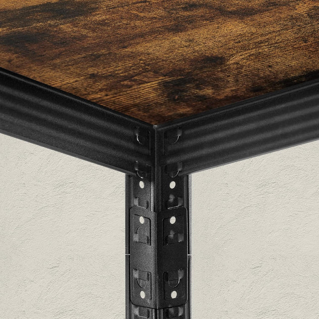 Standregal mit 5 Ablagen vintagebraun von Songmics