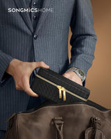 Uhren Aufbewahrung Box für 3 Uhren Schwarz